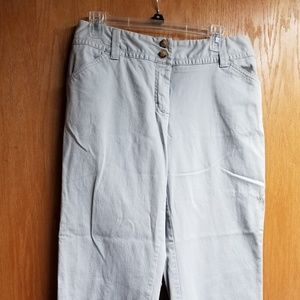 Charter Club Classic Fit Gray Capris